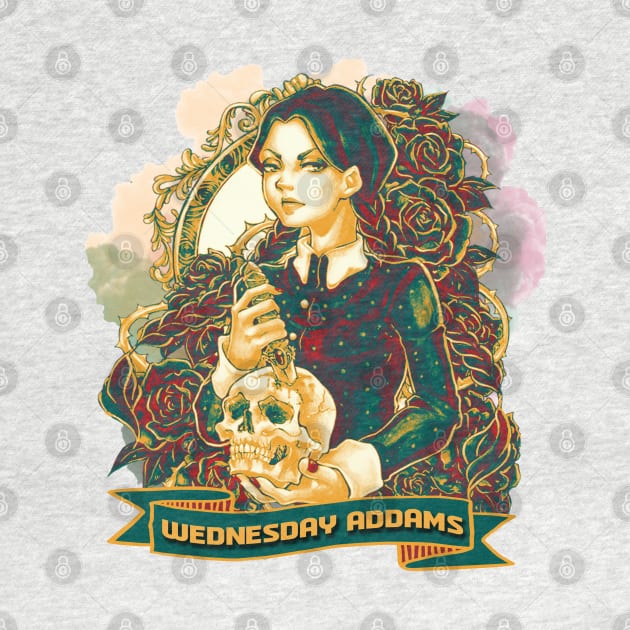 WEDNESDAY ADDAMS newest tee by illustraa1